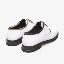 Camper Twins Formal Shoes Black / White - Womens Singapore PYPCDW-457